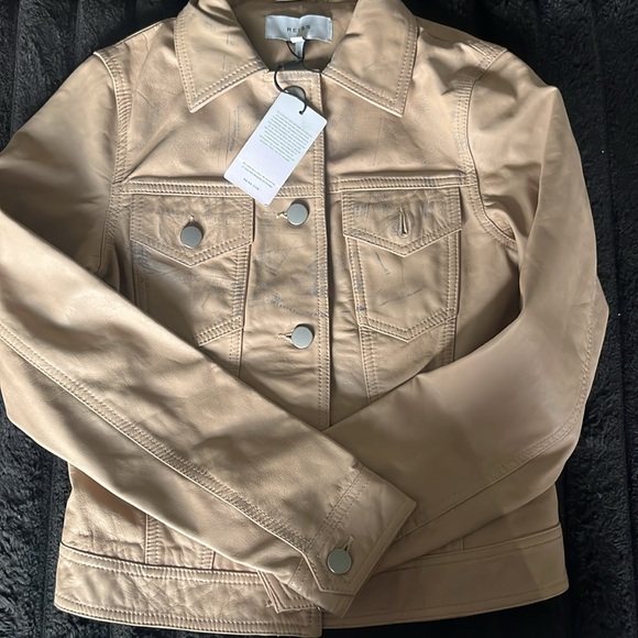 Reiss Jackets & Blazers - Reiss Leather trucker  Jacket